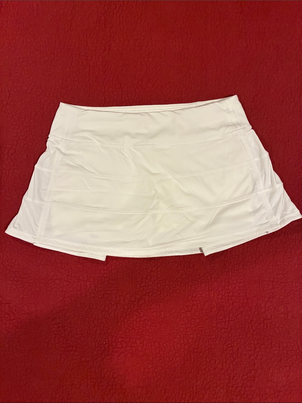 Lululemon Pace Rival Mid-rise Skirt, White, 6